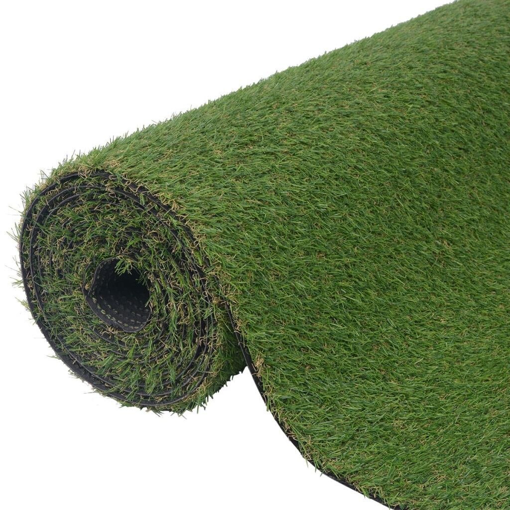 Gazon artificial, vidaXL, 1 x 10 m/20-25 mm, Verde deschis